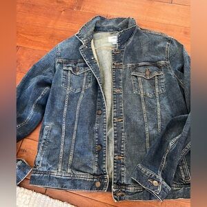 Old Navy size large blue, jean jacket with buttons